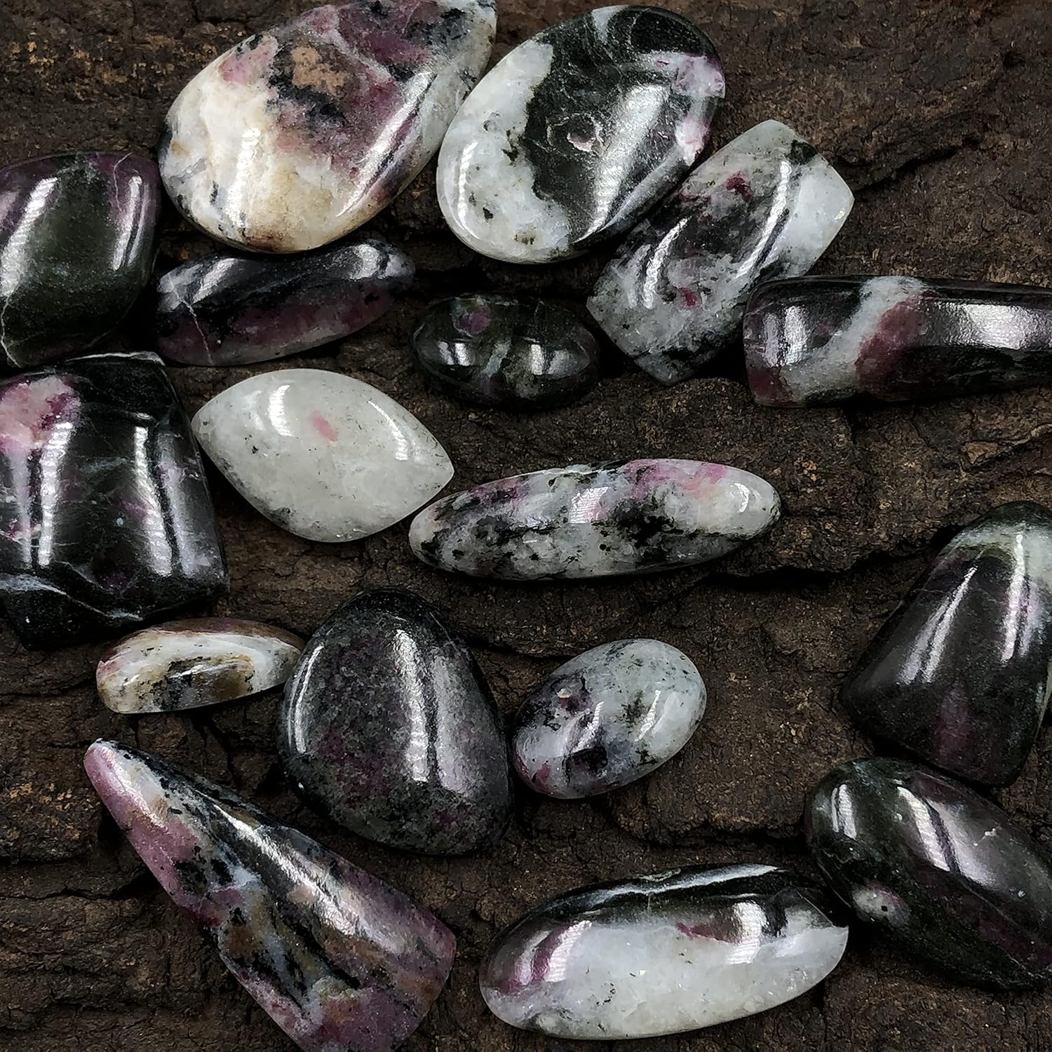 Natural EDYULITE Gemstone Loose Cabochon Lot For Jewelry Making, Loose Gemstone For Ring, Earring & Pendant Necklace, Jewelry Making Cabochons, Healing Gemstones