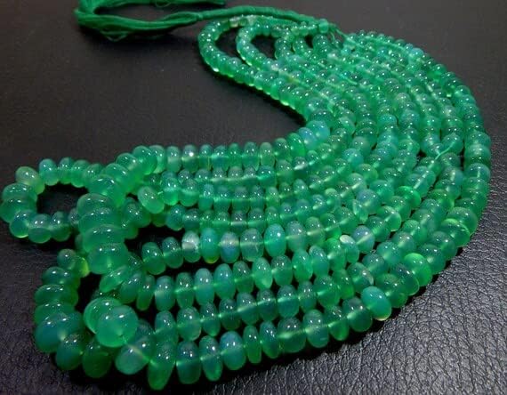 Onyx Smooth Beads Rondelle Shape Size-12x8.mm 9