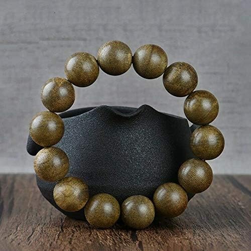 GLW Brunei Genuine Natural Wild Agarwood Aloewood 15mm Malas Prayer Beads #4917
