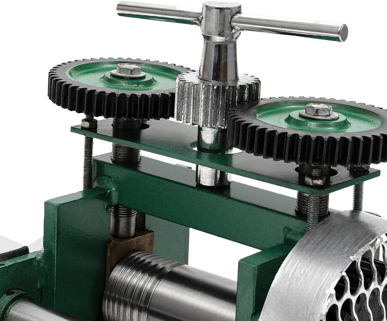 Jewelry Rolling Mill Machine, Commercial 120mm Rolling Mill Machine Manual Combination Rolling Mill Machine Jewelry Hand Crank Press Machine Jewelry Press Tabletting Tool and DIY Tool for Metal Sheet