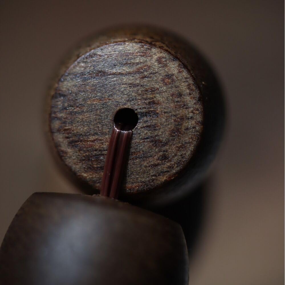 Agarwood 13 * 14mm Nha Trang White Chess Agarwood Skewer Shimmering Buddha Bead Rosary Bead