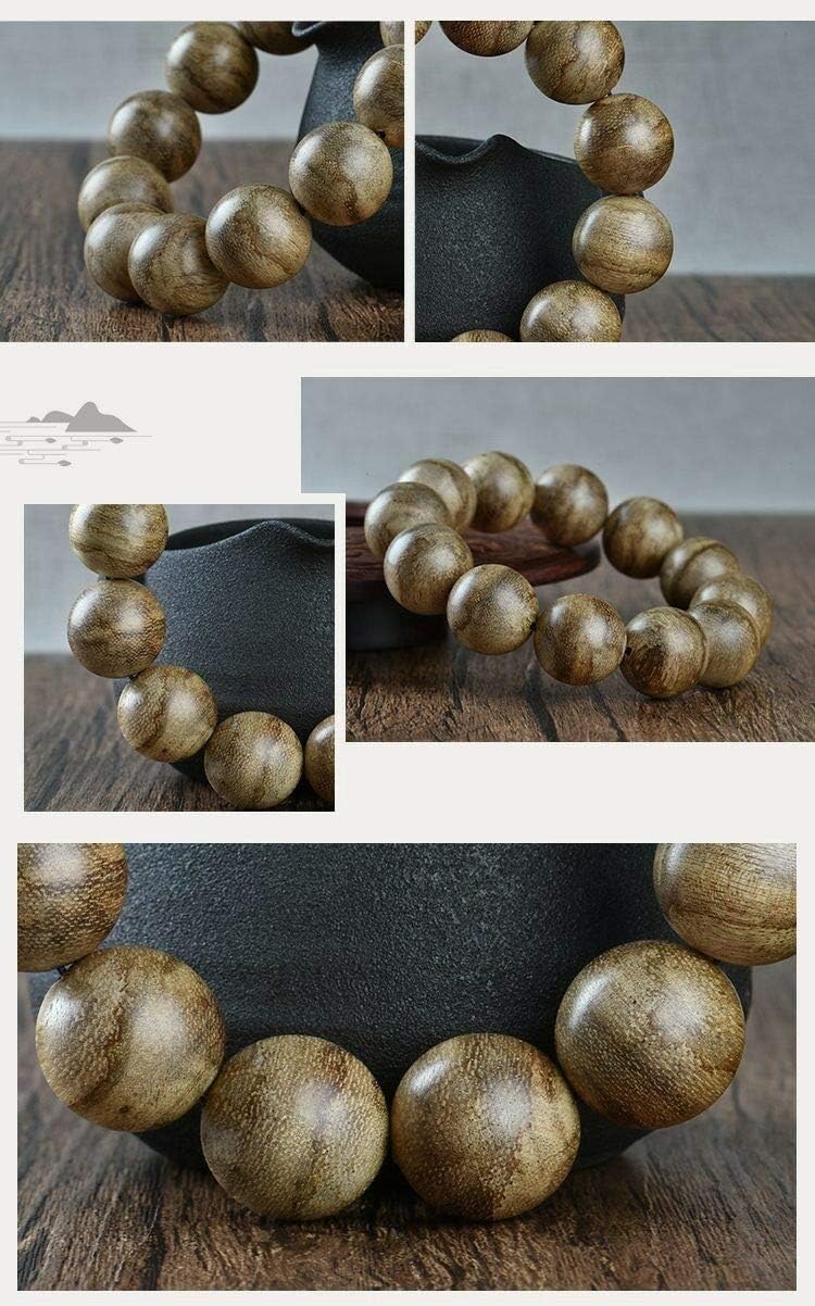 GLW Cambodia Wild Agarwood Malas Meditation Prayer Beads 17mm #4892