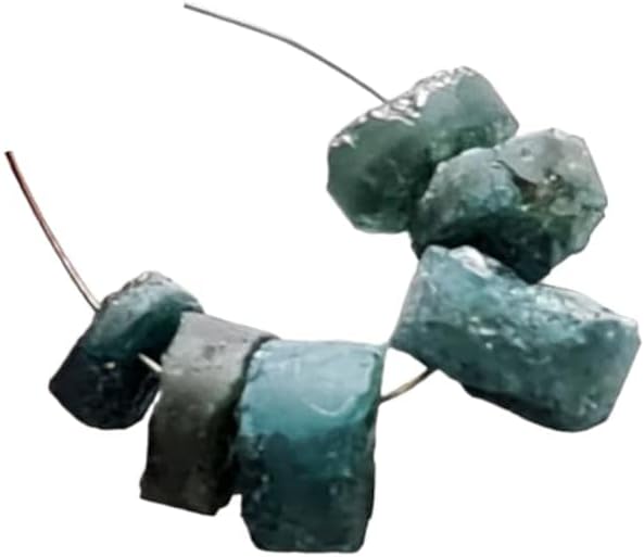 4.8-6mm Blue Button Shaped Raw Diamonds, Front Top Drilled Raw Diamond Button Beads, Blue Tyre Rough Uncut Diamond(1Pc to 5Pc Option)-PPD941, 4.8-6 MM Approx.