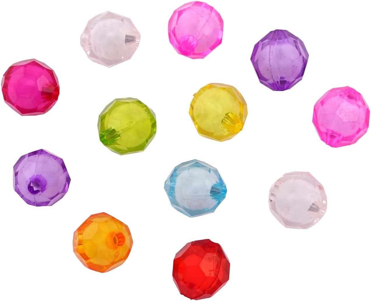 Bead Landing Multicolor Round Beads, 12mm, 12 Pack