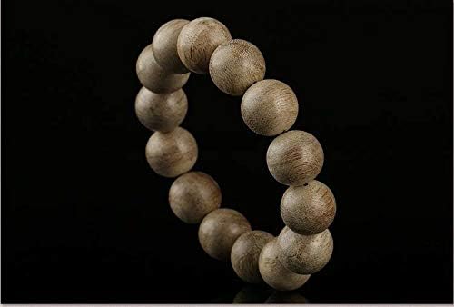 GLW Malaysia Natural Wild Agarwood Aloewood 15 mm Malas Meditation Prayer bead# 4923