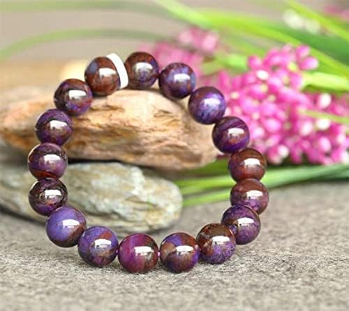 1 Strands Natural Purple Sugilite Stretch Finish Bracelet Round Beads ????? 11.2mm 03761