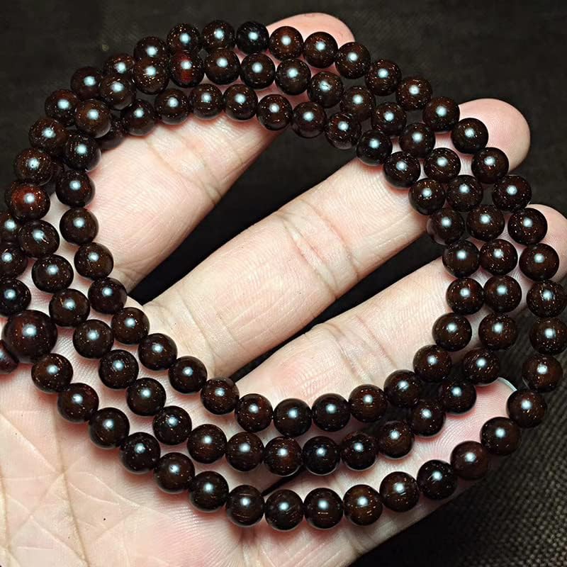 小叶紫檀【多星】0.6 * 108颗 高油密老料多星佛珠手串手链玻璃底(小叶紫檀多星)