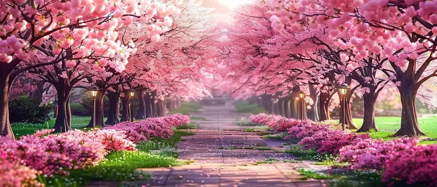 Tree Diamond Art Kits for Adults, Landscape DIY 5D Large Diamond Painting Kits for Adults 40x94in, Round Full Drill Diamond Dots Gem Art Paintings Crafts for Adults for Wall Room Decor Gifts Z-355