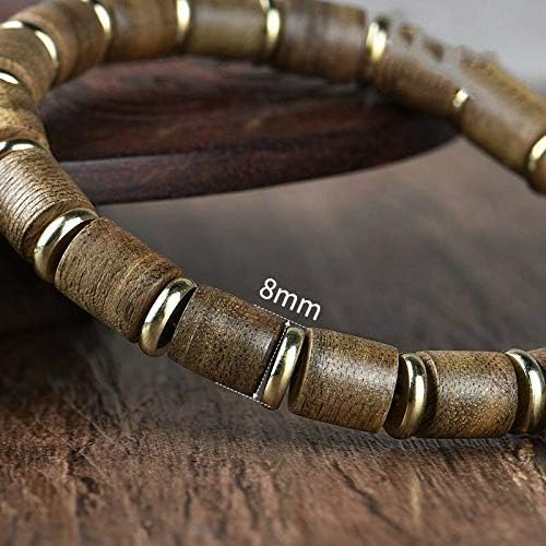 GLW MALA Prayer Beads Genuine Natural Wild Kalimantan Agarwood Aloewood 6mm #4696