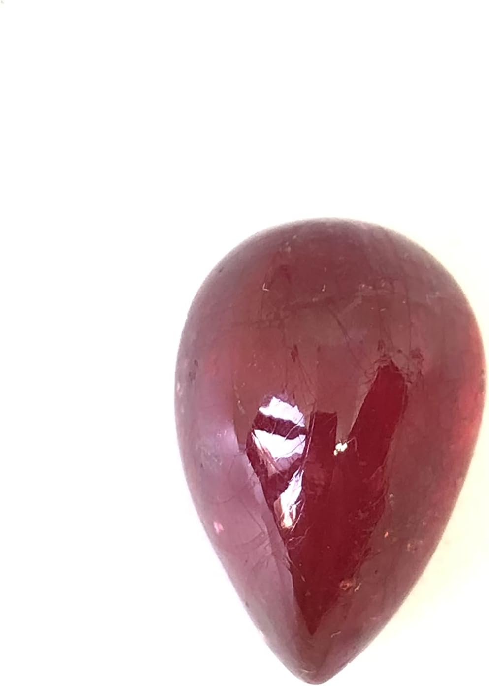 26.30 Ct Deep Red Ruby Pear Shape Cabochon Size 20x14 mm Attractive Fine Quality Most Popular Loose Gemstone Best For Making Jewelry Pendant/Ring
