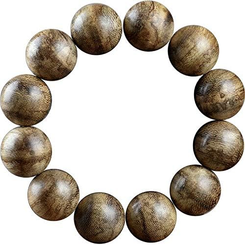 GLW Cambodia Wild Agarwood Malas Meditation Prayer Beads 17mm #4892