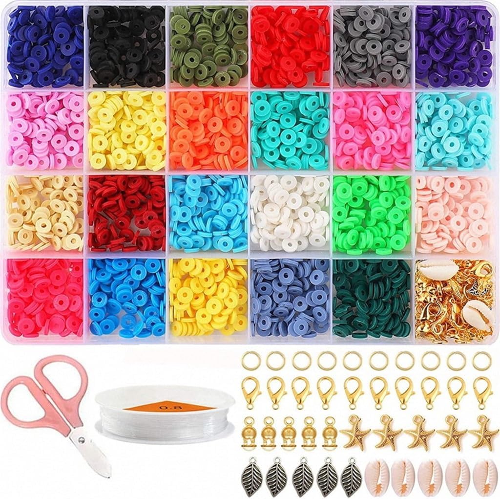 Clay Beads Soft Pieces Bead Set Bohemian DIY Jewelry Accessories
