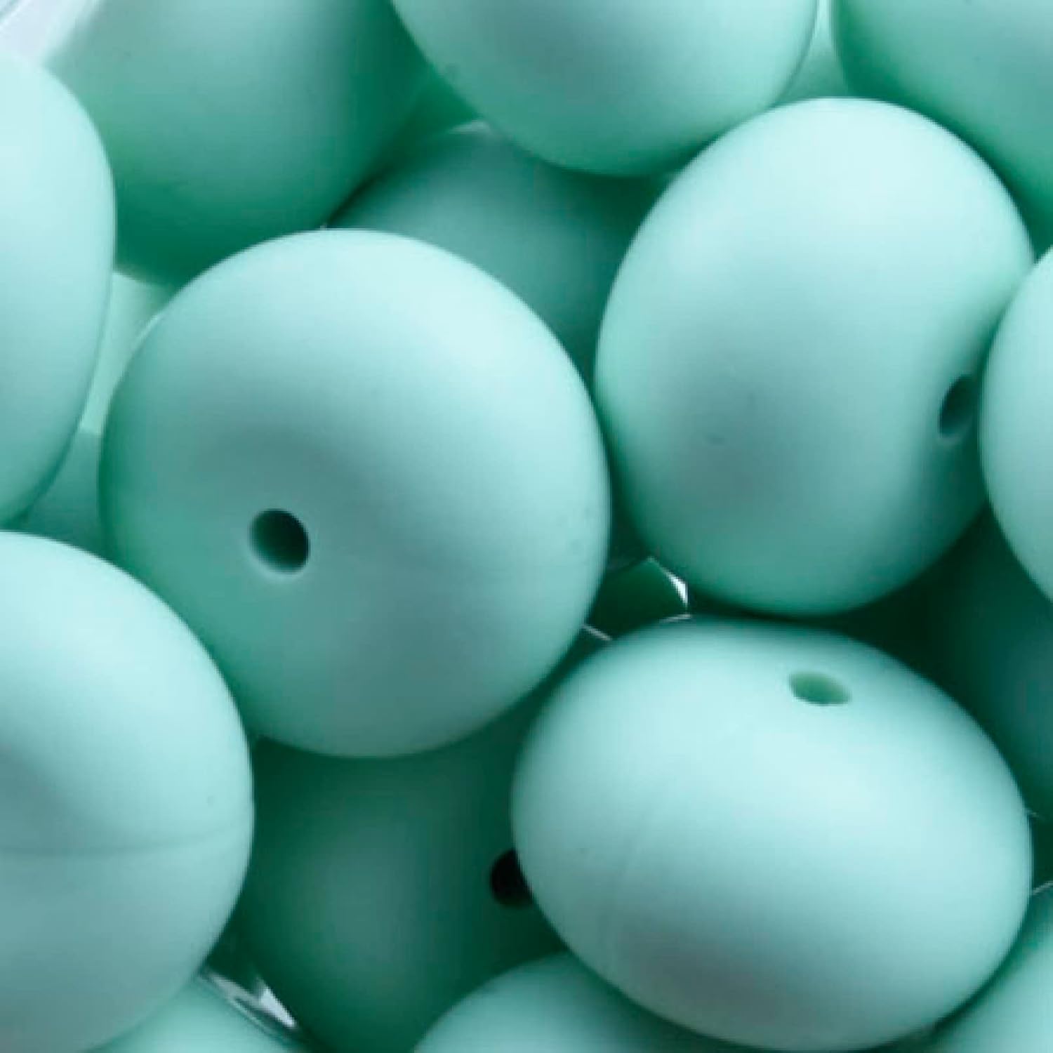 Silicone Beads 23mm for Keychain Making Bulk Assorted DIY Necklace Bracelet Beads for Craft Set Jewelry, Colorful Large Abacus Silicone Beads 5 Pieces (Gray)