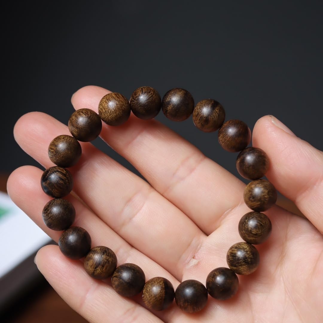 Vietnam Nha Trang White Agarwood Burl Old Material Sinking Grade 10mm*19 Pieces Impressive Jade-like Full Grain