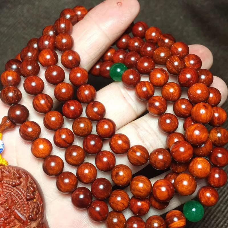 Mascot Wooden Crafts Wood Carving Art Wood Decoration Artwork 千手观音小叶紫檀0.8 * 108颗带星佛珠 润饱满光滑细腻(小叶紫檀千手观音)