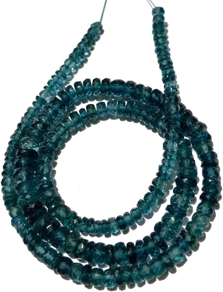 Natural Topaz rondelle Faceted Beads 4X6 18 inch Long String Jewelry Making Gemstone Beads for Necklace Bracelet