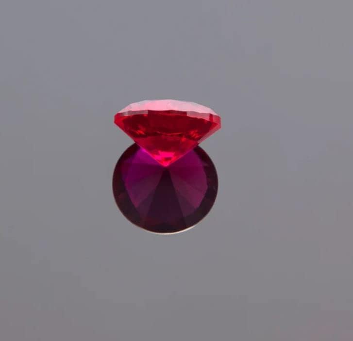 Natural Ruby Tanzania 9 mm Round Gemstone Cut Stone 4.3 ct. July Birthstone Loose Beads for Jewelry Making | Ring | Earring | Pendant