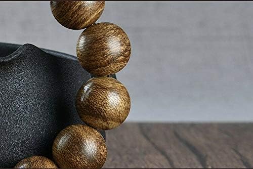 GLW Kalimantan Buddhis Prayer Beads Genuine Natural Wild Agarwood Aloewood 16mm#4676