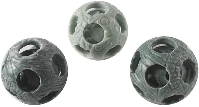 Health & Household 1pc Natural Carving Transfer Xiuyan Jade Hollow Crystal Balls Spheres 90mm for Healing