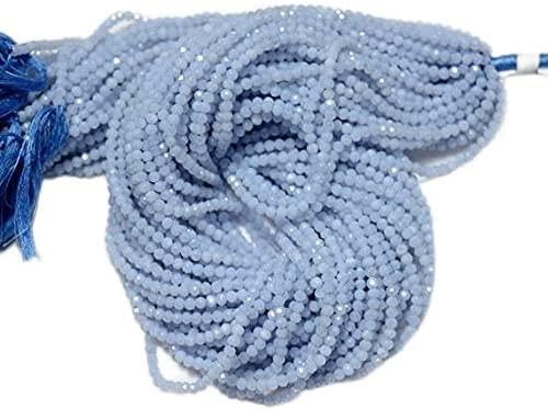 BEADS GEMSTONE 10 Strands, Natural Chalceny Beads, Micro Faceted Rondelles 3 MM Beads, Chalceny Rondelles, Gemstone beads 13.5 Inch Code-HIGH-31817