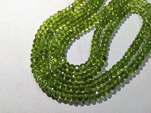 Natural Perit 5 to 5.5mm Faceted rondelle Beads,Perit Loose Beads Strand 14 Inches Code-HIGH-61454