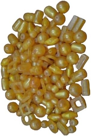 400+ PCS ASSORT Orange Resin Plastic Beading Beads 1/2