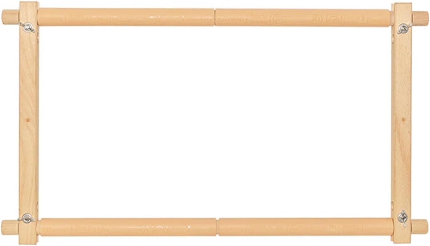 Embroidery Stand Cross Stitch Scroll Frame Holder Needlepoint Embroidery Tapestry for Arts Crafts Sewing Needlework Supplies(Square)