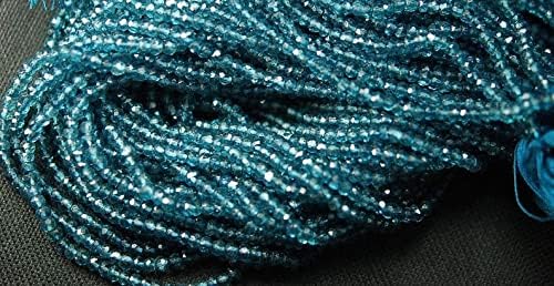 13 inch Strand of Natural gem London Mystic Quartz, 3mm Rondelle Faceted Beads for DIY Jewelry Making. | Beads_05130