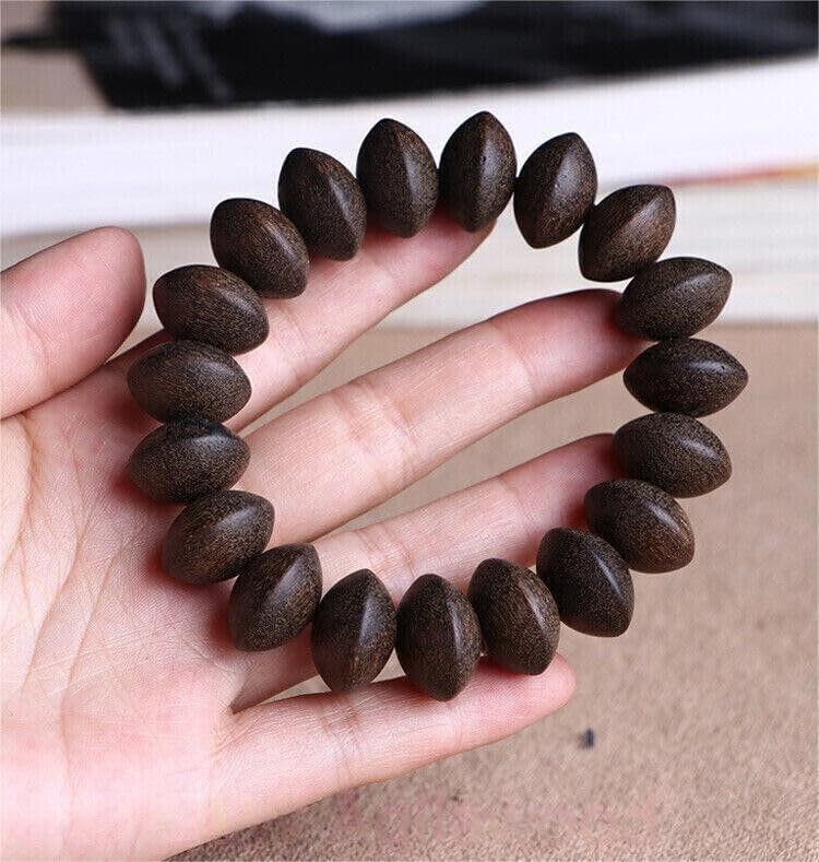 Malaysia All Natural Agarwood Abacus Beads Buddhist Unisex Prayer
