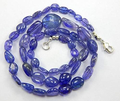 Natural Tanzanite Tumble Beads. Size 5x8 to 12x15 mm. Fine Quality 20 inch Code-HIGH-47614