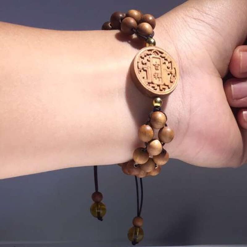 Mascot Wooden Crafts Wood Carving Art Wood Decoration Artwork 老山檀香DIY佛珠手串手链 多种规格多种款式油润手颗味馨香(DIY瑰丽人生)