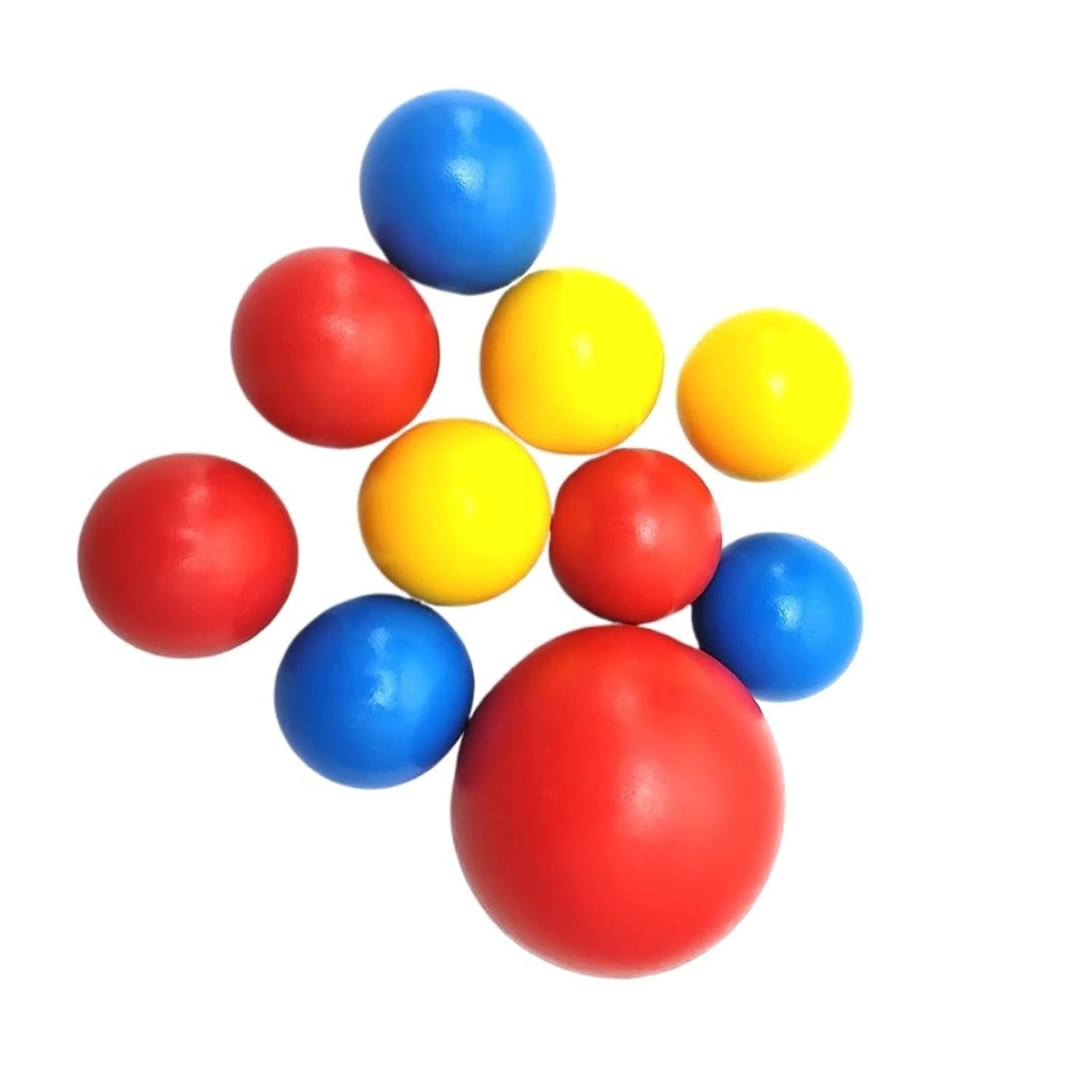 1-20Pcs Colored Solid Wooden Balls with A Diameter of 6mm-100mm Handmade DIY Carved Beads Non Porous Original Wooden Balls(Raw Wood 100mm,5PCS)