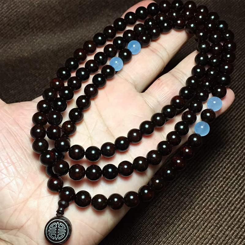 Mascot Wooden Crafts Wood Carving Art Wood Decoration Artwork 兰陵款印度小叶紫檀标准08*108颗带高油密老料手链(兰陵款印度小叶紫檀)