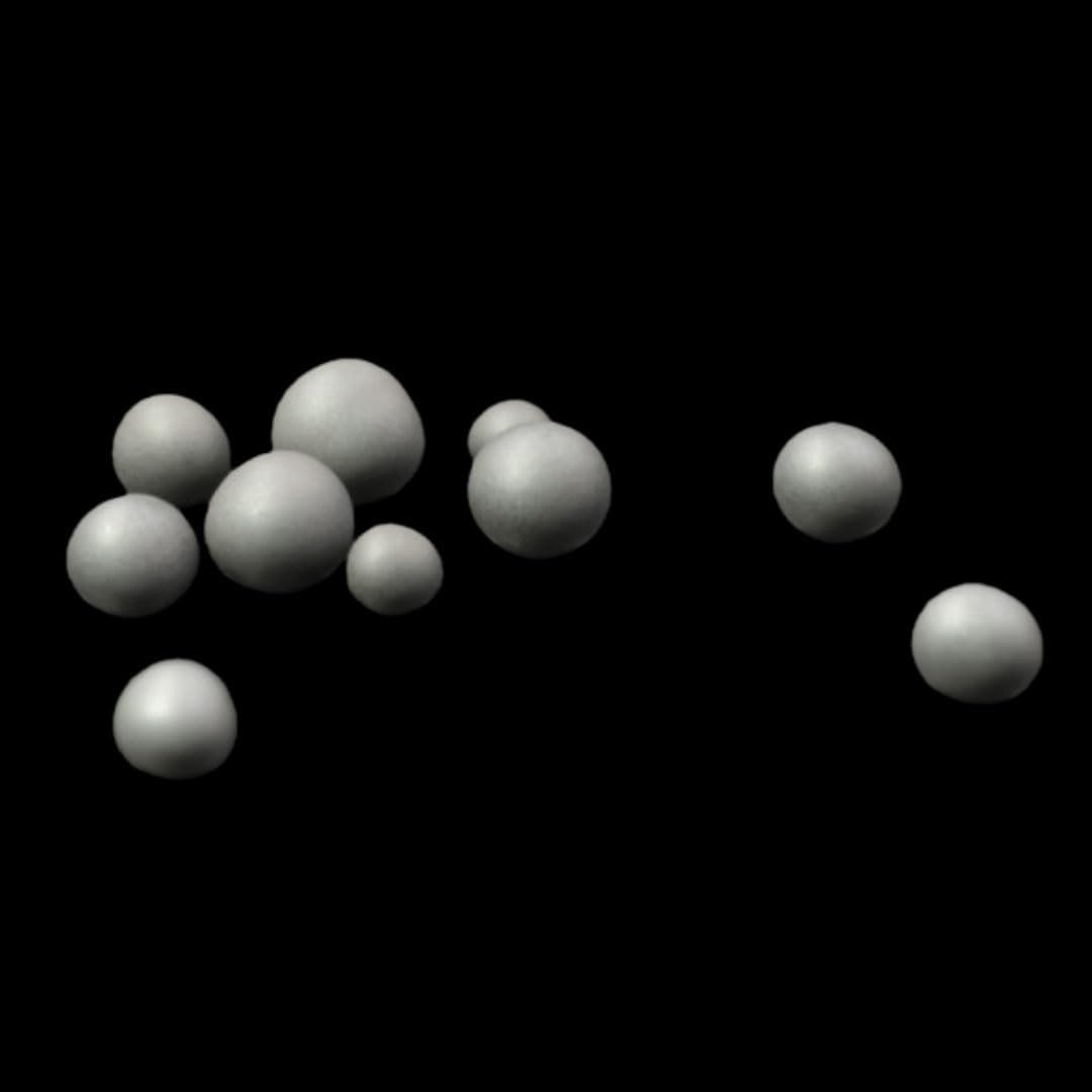Monocrystalline Silicon Balls, Monocrystalline Silicon Beads, High-Purity Silicon Spheres, 1-3mm Diameter Si Beads Mixed (1000g Weight)