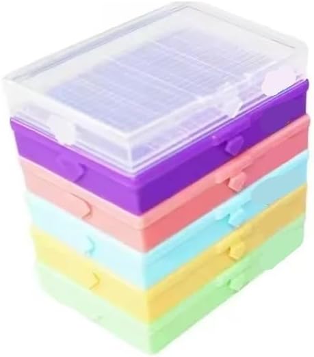 15/30pcs DIY Craft Flip Top Diamond Painting Tray Art Accessories Beading Plates Beads Sorting Storage with Stopper(Green,30pcs,Type2)