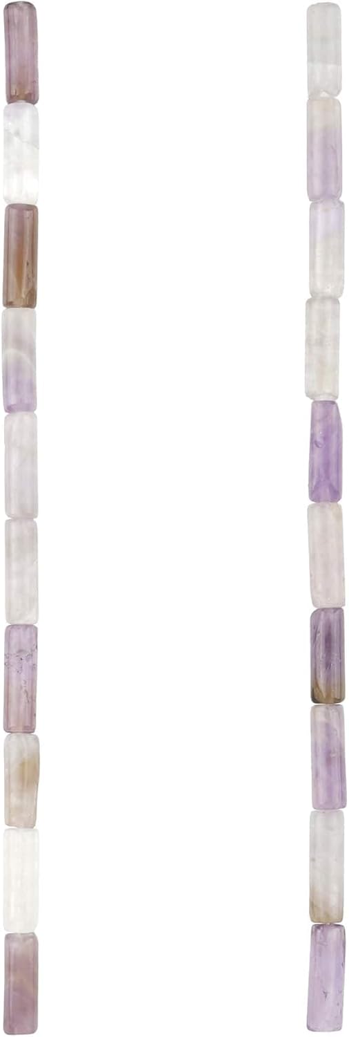 Bead Landing Amethyst Tube Beads, 13mm, 12 Pack