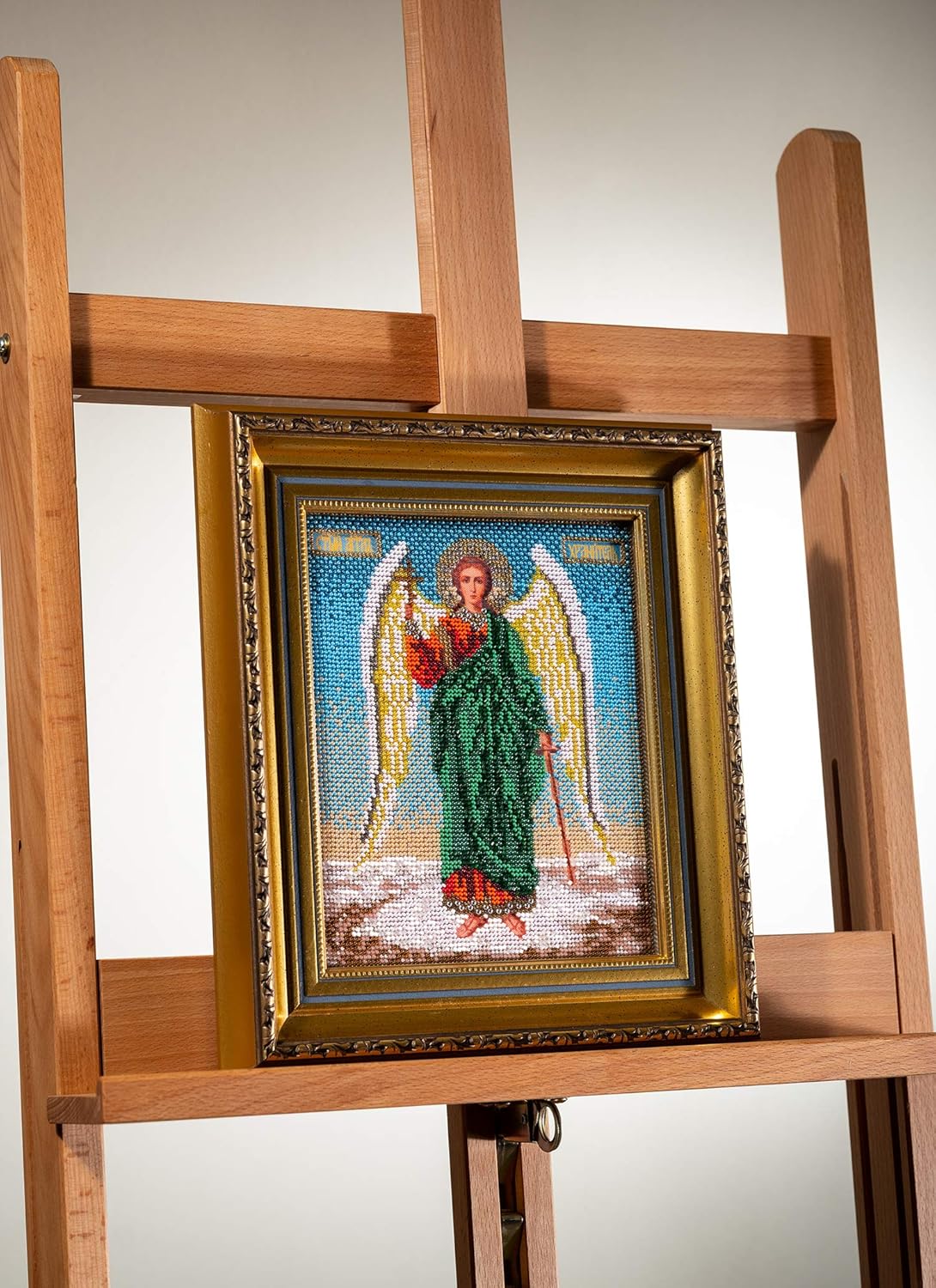 Bead Embroidery Kit DIY Icon Guardian Angel 7.1