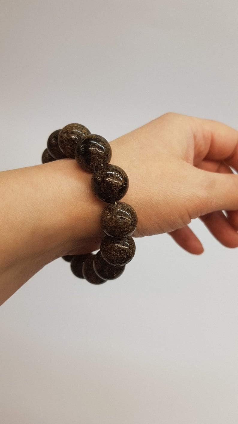 Jewelry Yellow amber jewellery/Natural amber bracelet/black amber bracelet/gemstone bracelet/Yellow amber/unisex gift/round shape amber