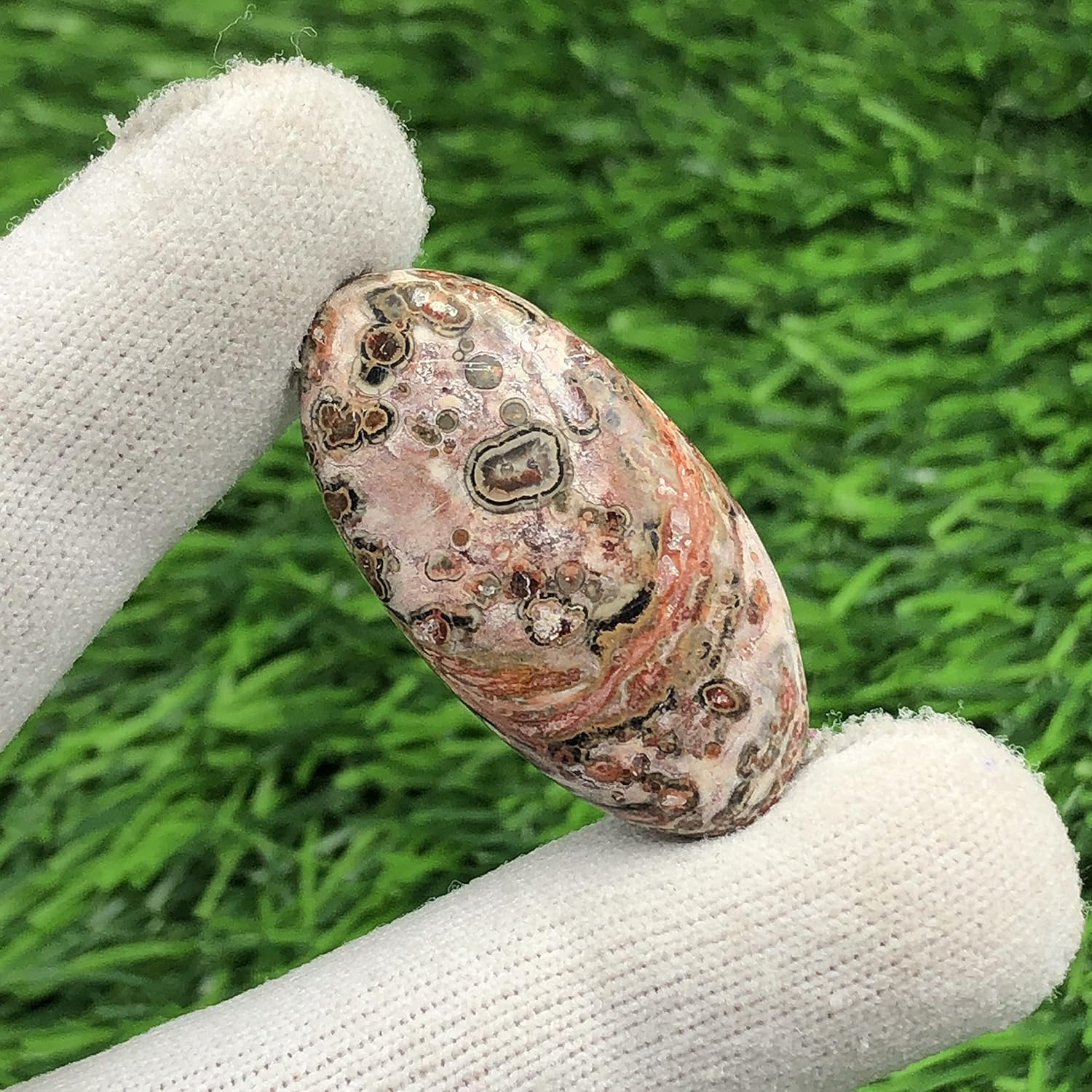 Natural LEOPARD SKIN JASPER Gemstone Loose Cabochon Lot For Jewelry Making, Loose Gemstone For Ring, Earring & Pendant Necklace, Jewelry Making Cabochons, Healing Gemstones