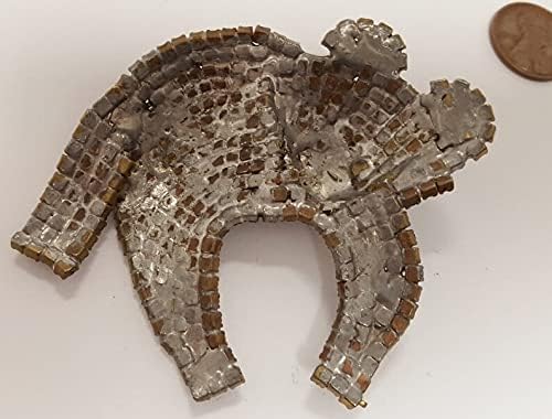 1950's Rare Vintage Austrian Crystal & Black Rhinestone Hand Crafted 3