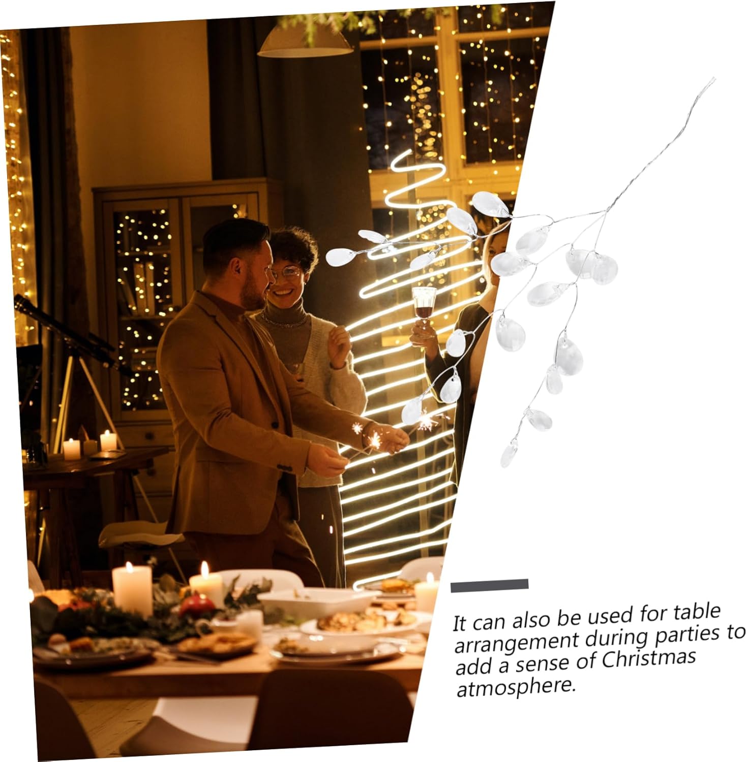 10pcs Acrylic Bead Drops Spray Artificial Floral Stems for Wedding and Craft Decoration DIY Short Branch Bead Accents White for Scrapbooking and Floral Arrangements