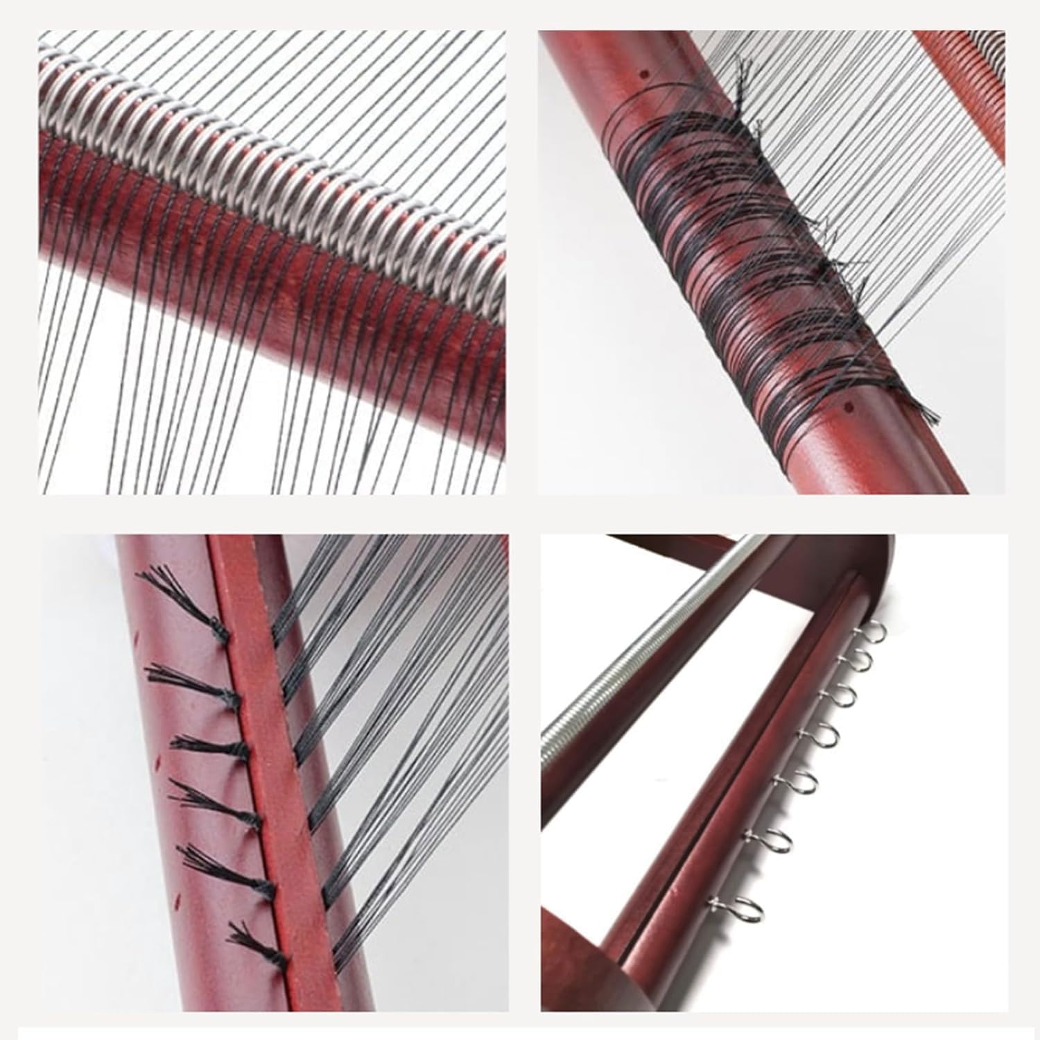 JOSBY Jewelry Making Bead Loom Tools, Wooden Bead Loom Set, Manual Bead Weaving Machine, Dual Size Options, Multi-Bead Compatibility, Easy to Use, for DIY Necklace, Bracelet, Belts