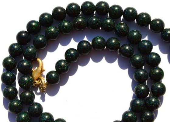 1 Strand Natural Matrix Black Opal 6MM Approx. Smooth Round Beads 16 Inch