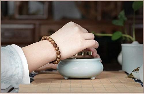 GLW Tarakan Genuine Natural Wild Agarwood Aloewood Malas Prayer Beads 17mm #4939