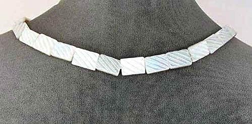 Sophisticated Mother of Pearl Shell Bead Strand 104365 for Jewelry Making