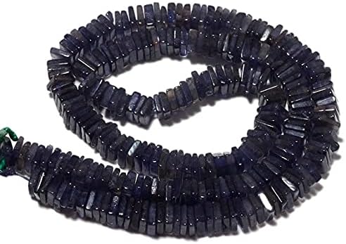 Iolite Heishi Beads, Iolite Spacer Beads, 5mm Beads, Natural Gemstone Beads 16 Inch 5 Strands