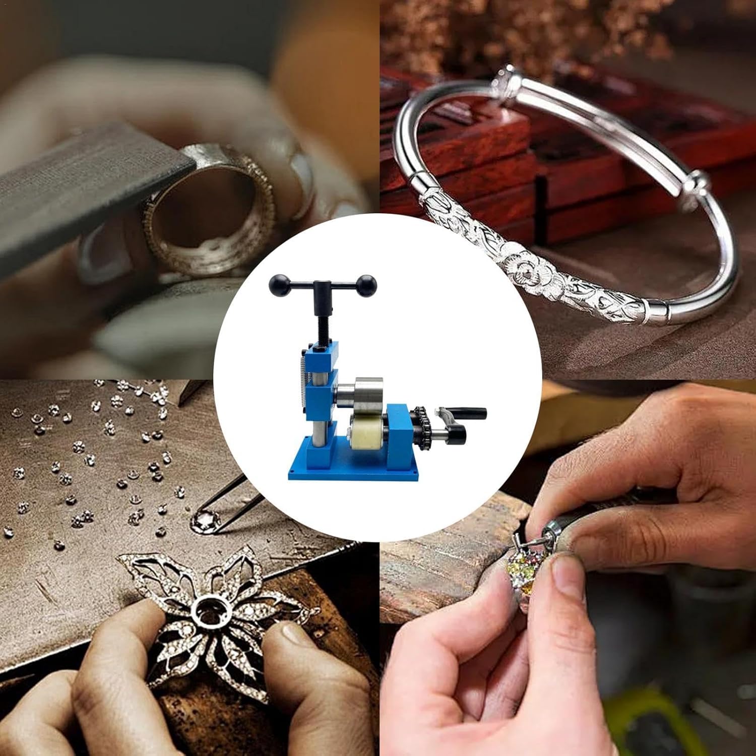 Tubing Bead Roller,Precise Bracelet Spinner Stable Bead Spinner - Sturdy Jewelry Making Tool for Processing Rings and Earrings