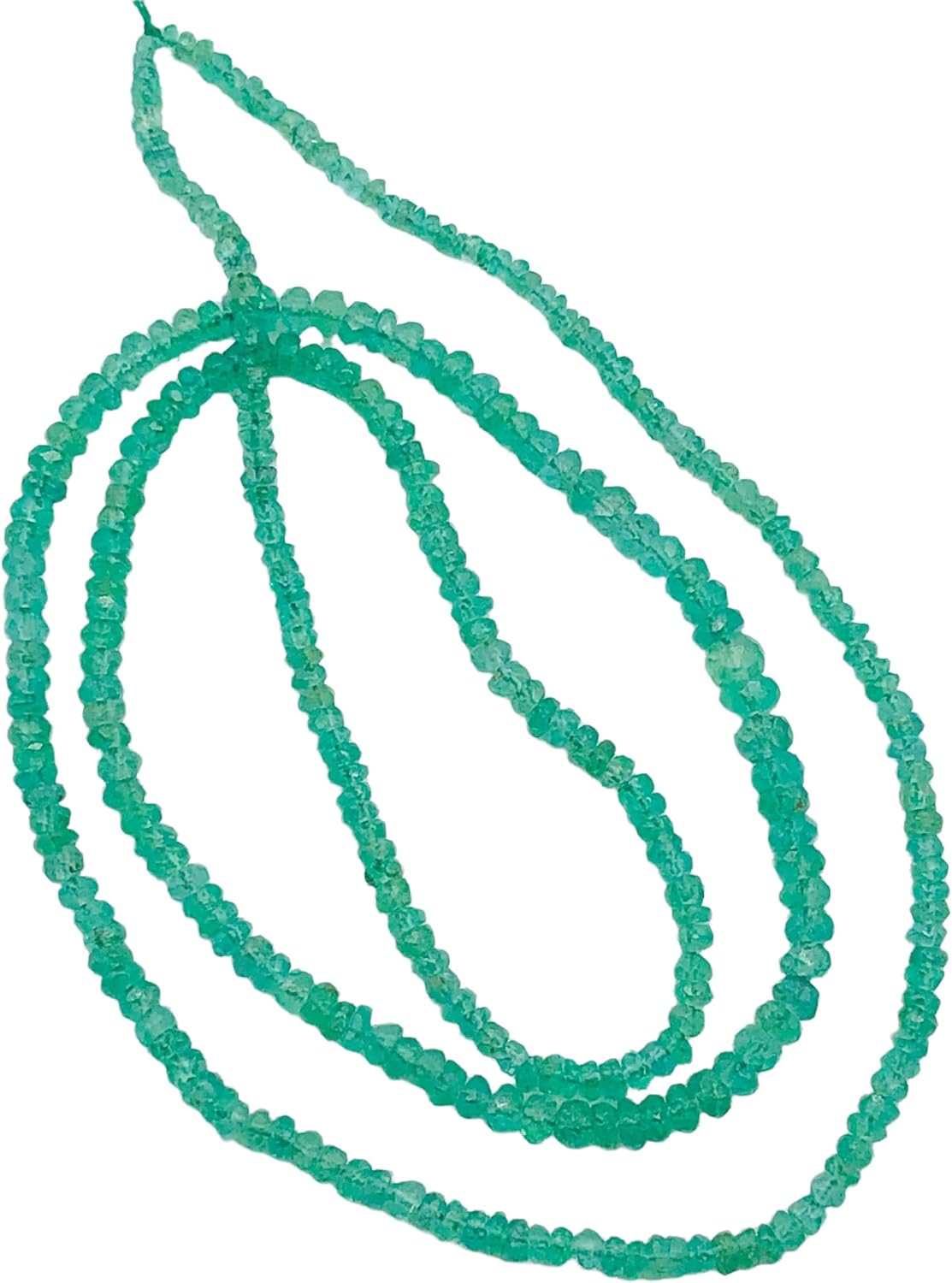 Emerald Graduated Faceted 17