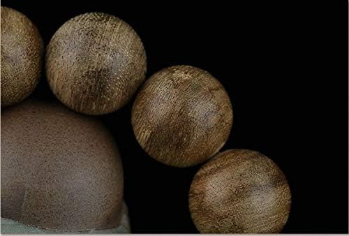 GLW kalimantan Genuine Natural Wild Agarwood Aloewood Malas Prayer beads 15 mm #4924