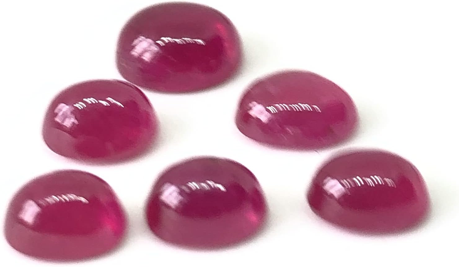 Madagascar Luster Ruby Oval Shape Cabochon Loose Gemstone Size 4x3 mm, 5x4 mm, 6x4 mm, 7x5 mm, 8x6 mm, 9x7 mm, 10x8 mm, 11x9 mm & 12x10 mm Top Quality Smooth Polished Ruby With Best Deal & Offer, Price For 1 Piece